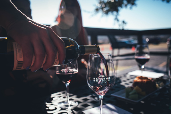tasting room deck